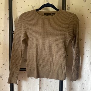 Jeanne Pierre dusty brown sweater